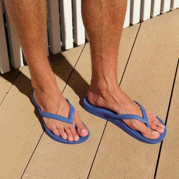 Arch Support Flip Flops - Classic - Capri Blue - Image 2